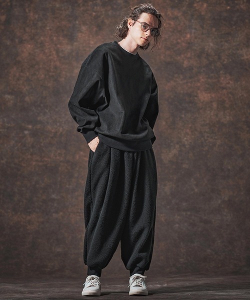 Jih Nunc（ジーヌンク）の「msw1729-裏起毛フェイクスウェードプルオーバー(JIH-R1141)（スウェット・メンズ・グレー/ブラック/ベージュ・S/L/M）」の22枚目の写真
