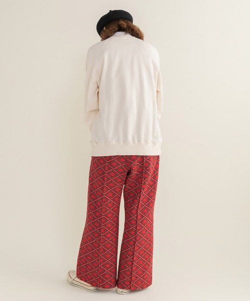 CHILD WOMAN（チャイルドウーマン）の「チェック柄キルトジャカード イージーパンツ（その他パンツ・レディース・レッド・FREE）」の20枚目の写真