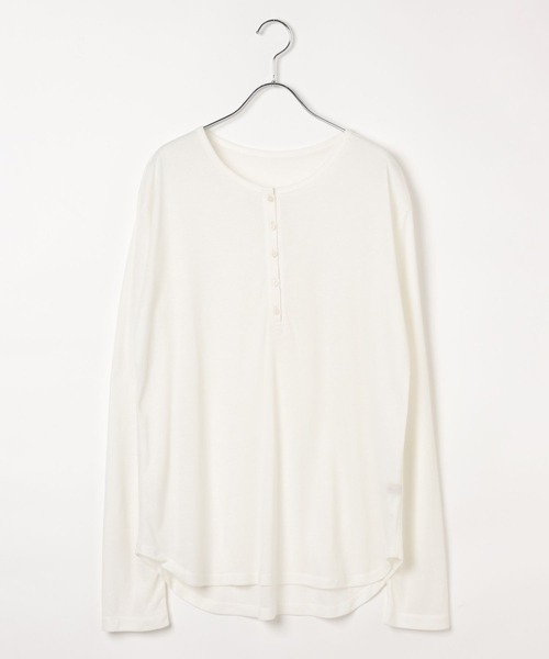 bijorie(ビジュリィ)の「【bijorie】ヘンリーシアートップス(Tシャツ/カットソー・レディース・ブラック/オフホワイト/ライトグレー/チャコール・FREE)」の10枚目の写真