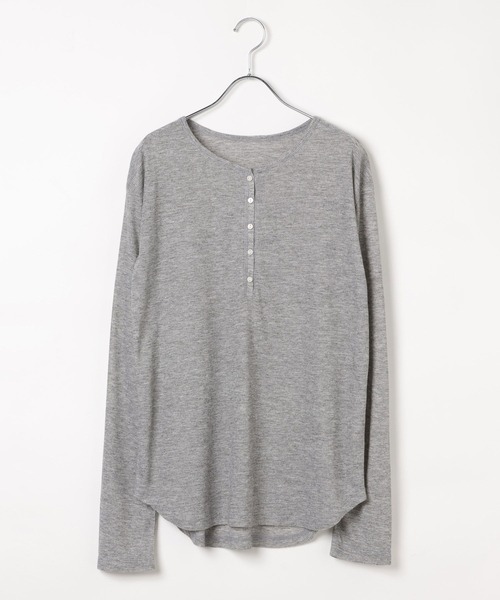 bijorie(ビジュリィ)の「【bijorie】ヘンリーシアートップス(Tシャツ/カットソー・レディース・ブラック/オフホワイト/ライトグレー/チャコール・FREE)」の11枚目の写真
