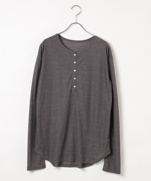 bijorie(ビジュリィ)の「【bijorie】ヘンリーシアートップス(Tシャツ/カットソー・レディース・ブラック/オフホワイト/ライトグレー/チャコール・FREE)」の12枚目の写真