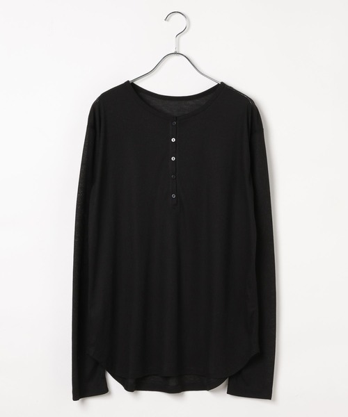 bijorie(ビジュリィ)の「【bijorie】ヘンリーシアートップス(Tシャツ/カットソー・レディース・ブラック/オフホワイト/ライトグレー/チャコール・FREE)」の13枚目の写真