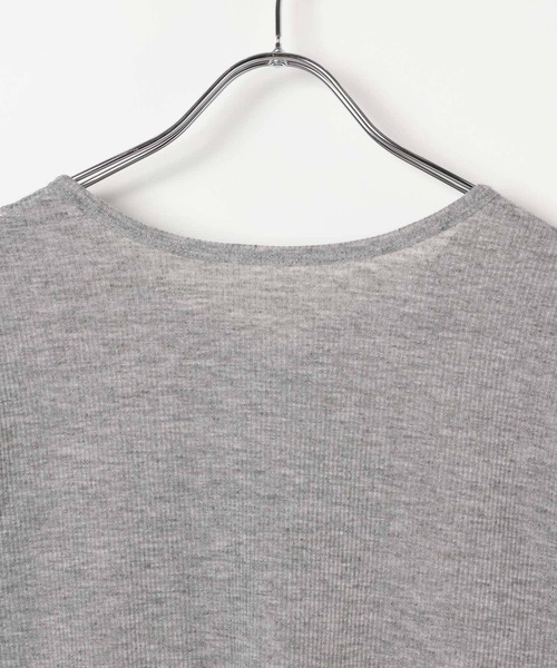 bijorie(ビジュリィ)の「【bijorie】ヘンリーシアートップス(Tシャツ/カットソー・レディース・ブラック/オフホワイト/ライトグレー/チャコール・FREE)」の18枚目の写真