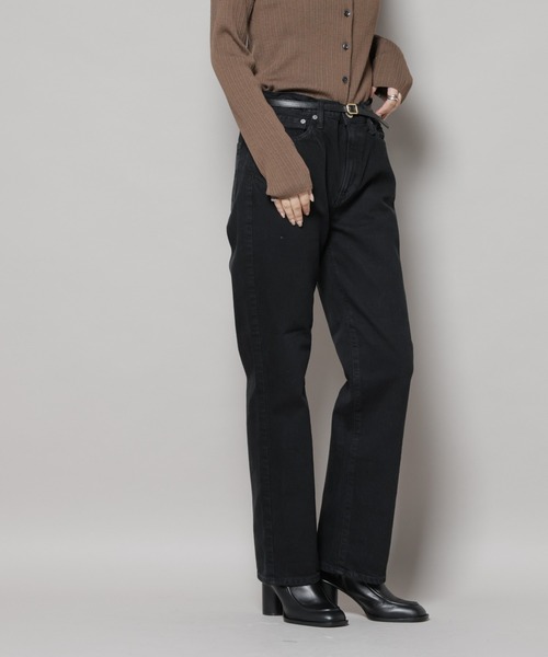 upperhights（アッパーハイツ）の「upper hights/THE AMALIE JET BLACK（デニムパンツ・レディース・ブラック・25/24/23）」の14枚目の写真