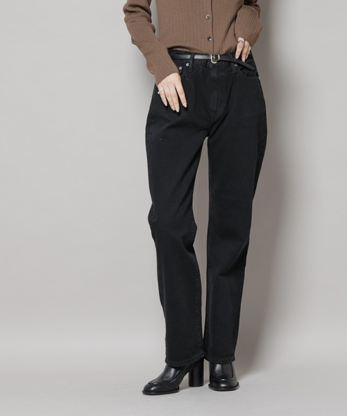 upperhights（アッパーハイツ）の「upper hights/THE AMALIE JET BLACK（デニムパンツ・レディース・ブラック・25/24/23）」の12枚目の写真