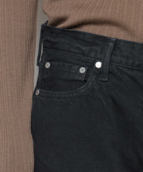 upperhights（アッパーハイツ）の「upper hights/THE AMALIE JET BLACK（デニムパンツ・レディース・ブラック・25/24/23）」の6枚目の写真