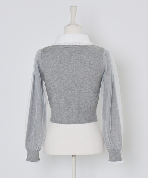 Girls Cable Knit Blouseトップス（ニット/セーター）｜mellfy memory