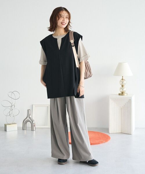 Green　Parks（グリーンパークス）の「andmikka.10ポケット2層リュック（バックパック/リュック・レディース・ミント/モカ/ブラック・FREE）」の22枚目の写真