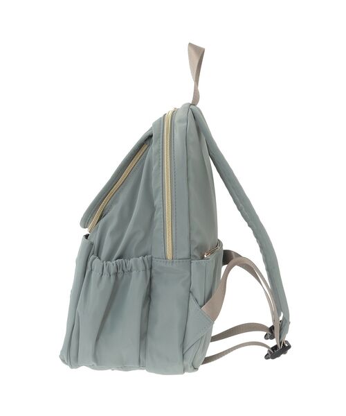 Green　Parks（グリーンパークス）の「andmikka.10ポケット2層リュック（バックパック/リュック・レディース・ミント/モカ/ブラック・FREE）」の12枚目の写真