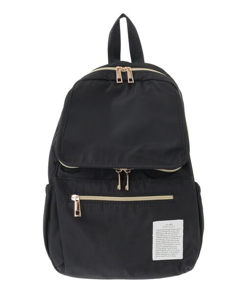 Green　Parks（グリーンパークス）の「andmikka.10ポケット2層リュック（バックパック/リュック・レディース・ミント/モカ/ブラック・FREE）」の6枚目の写真