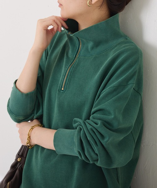 セール】ハーフジップスウェット（スウェット）｜COLLAGE