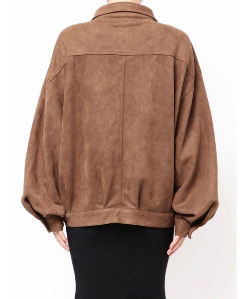 RESEXXY（リゼクシー）の「ラウンドネスオーバーブルゾン【セットアップ着用可能】（ブルゾン・レディース・ブラック/ブルー/ブラウン・FREE）」の14枚目の写真