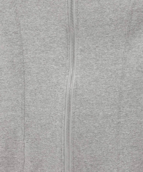 HARE（ハレ）の「ジップリブタイトカーディガン(HARE)（カーディガン/ボレロ・レディース・ブラック/グレー/バーガンディー・FREE）」の22枚目の写真