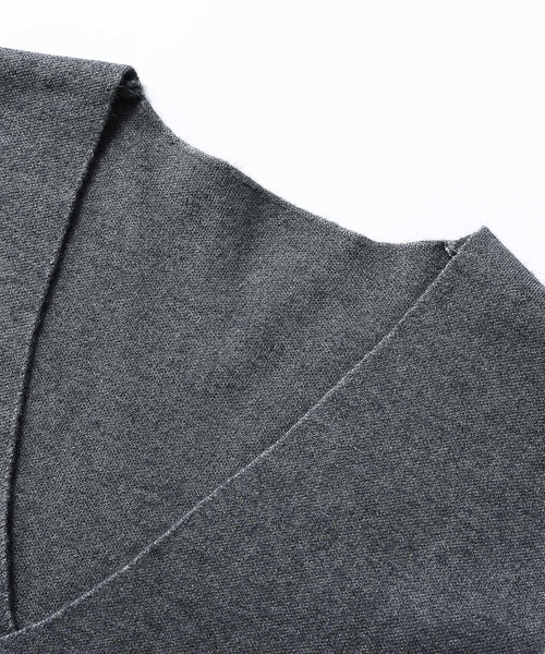Cloudstyle（クラウドスタイル）の「【Cloudstyle】Vネック ニットベスト/フロントボタン（ベスト・メンズ・ダークグレー/グレー/ベージュ/ブラック・XX-LARGE/LARGE/MEDIUM/X-LARGE）」の17枚目の写真