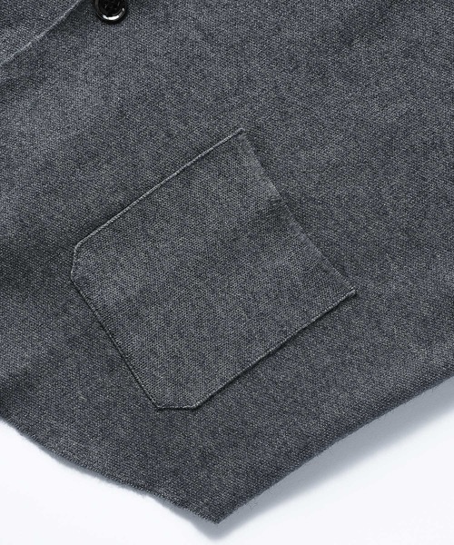 Cloudstyle（クラウドスタイル）の「【Cloudstyle】Vネック ニットベスト/フロントボタン（ベスト・メンズ・ダークグレー/グレー/ベージュ/ブラック・XX-LARGE/LARGE/MEDIUM/X-LARGE）」の8枚目の写真