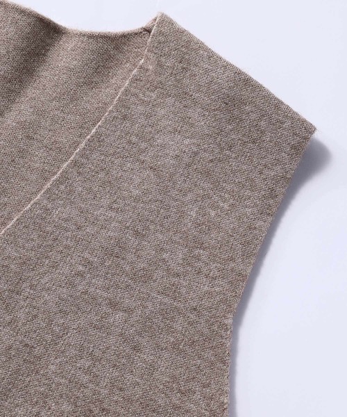 Cloudstyle（クラウドスタイル）の「【Cloudstyle】Vネック ニットベスト/フロントボタン（ベスト・メンズ・ダークグレー/グレー/ベージュ/ブラック・XX-LARGE/LARGE/MEDIUM/X-LARGE）」の15枚目の写真