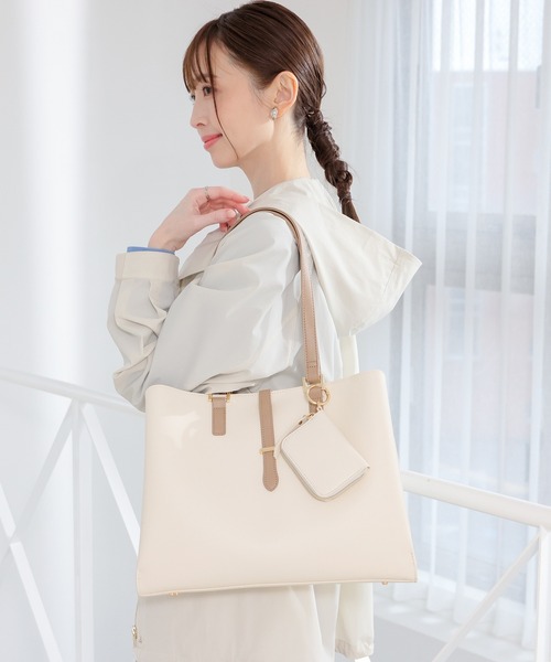 ポーチ付A4トート（トートバッグ）｜GLACIER lusso（グラシアルッソ