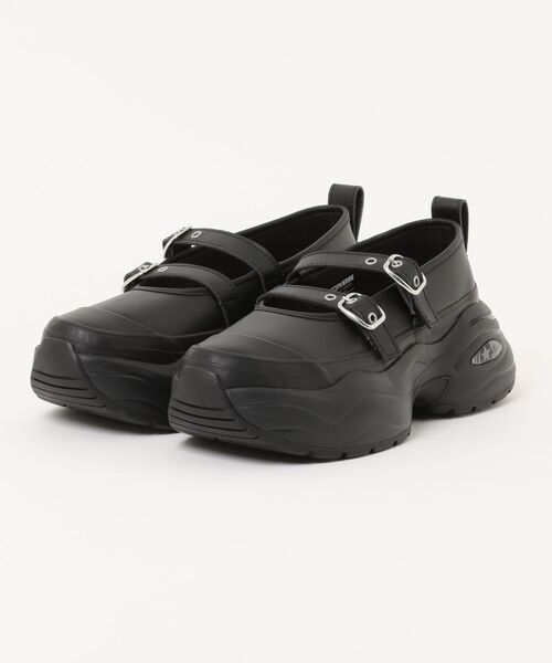 CONVERSE(コンバース)の「【CONVERSE】コンバース ALL STAR SURGETRAINER MJ ST OX(オールスター サージトレーナー MJ ST OX)(スニーカー・レディース・ブラック/シルバー×ブラック・4/4.5/5/5.5)」の2枚目の写真