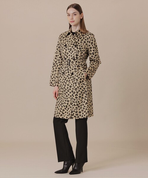 MACKINTOSH LONDON（マッキントッシュ ロンドン）の「【WEB・一部店舗限定】レインタフタコート（トレンチコート・レディース・ダークブラウン/ベージュ・38）」の4枚目の写真