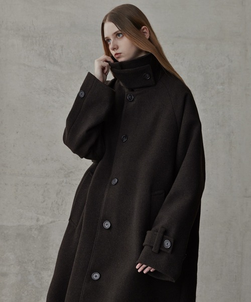 CLEL（クレイル）の「【CLEL】Wool Blend Tech Melton Soutien Collar