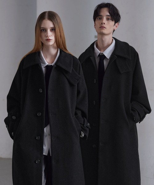 CLEL（クレイル）の「【CLEL】Wool Blend Tech Melton Soutien Collar