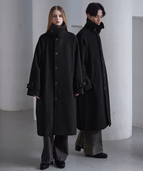 CLEL（クレイル）の「【CLEL】Wool Blend Tech Melton Soutien Collar