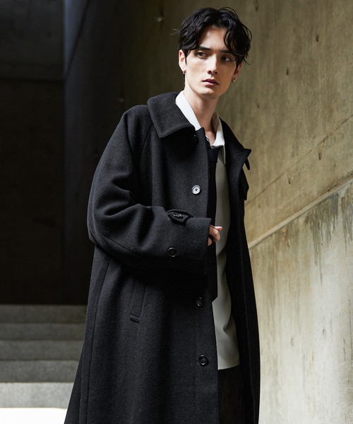 CLEL（クレイル）の「【CLEL】Wool Blend Tech Melton Soutien Collar