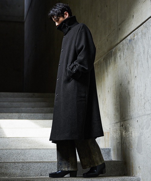 CLEL（クレイル）の「【CLEL】Wool Blend Tech Melton Soutien Collar