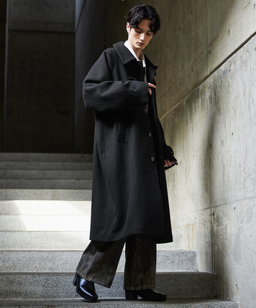 CLEL（クレイル）の「【CLEL】Wool Blend Tech Melton Soutien Collar