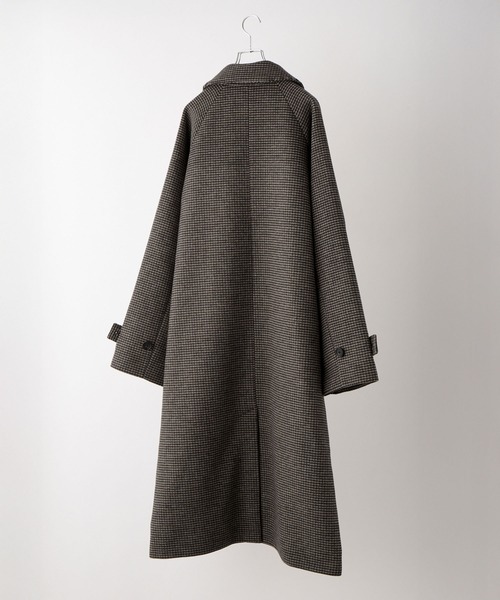 CLEL】Wool Blend Tech Melton Soutien Collar Coat / ウールブレンド