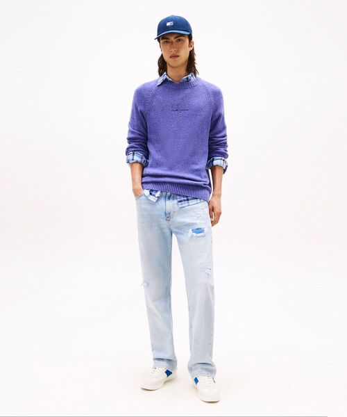 tommy jeans(トミー ジーンズ)の「グリニッジエッジレザースニーカー(スニーカー・メンズ・インディゴブルー・27.5cm/26.5cm/26cm/25cm)」の8枚目の写真