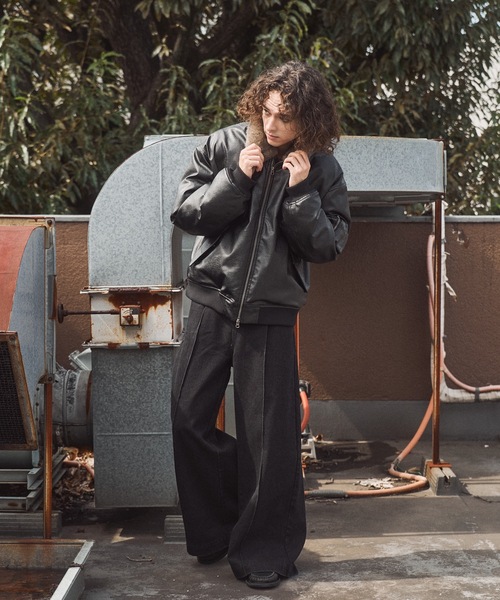 CASPER JOHN（キャスパージョン）の「15oz baggy denim pants/15ozバギーデニムパンツ（デニムパンツ・メンズ・ブルー/インディゴブルー/ブラック・SMALL/X-SMALL/LARGE/MEDIUM）」の7枚目の写真