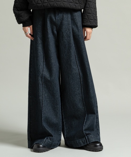 CASPER JOHN（キャスパージョン）の「15oz baggy denim pants/15ozバギーデニムパンツ（デニムパンツ・メンズ・ブルー/インディゴブルー/ブラック・SMALL/X-SMALL/LARGE/MEDIUM）」の19枚目の写真