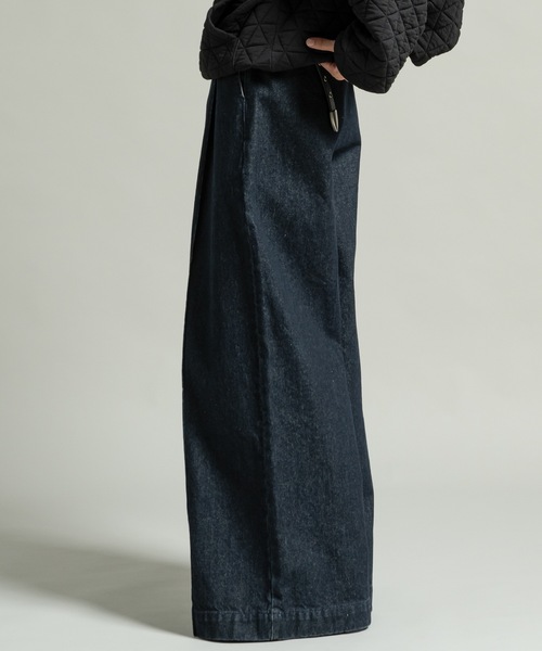 CASPER JOHN（キャスパージョン）の「15oz baggy denim pants/15ozバギーデニムパンツ（デニムパンツ・メンズ・ブルー/インディゴブルー/ブラック・SMALL/X-SMALL/LARGE/MEDIUM）」の20枚目の写真