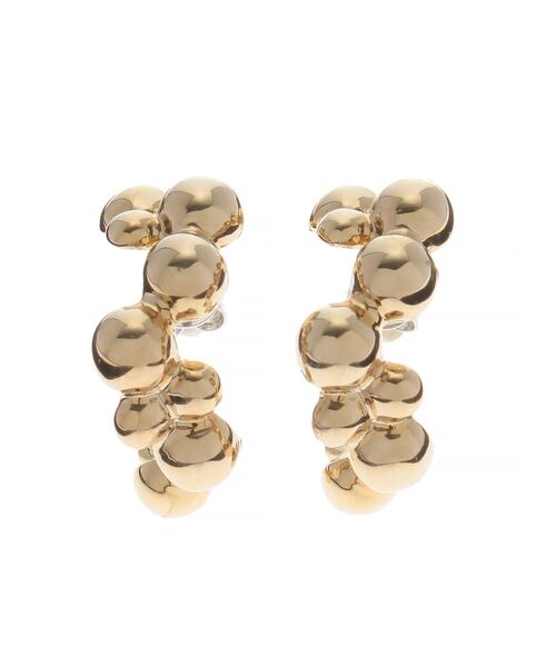 MURUA（ムルーア）の「デザインフープピアス（ピアス（両耳用）・レディース・シルバー/ゴールド・FREE）」の2枚目の写真