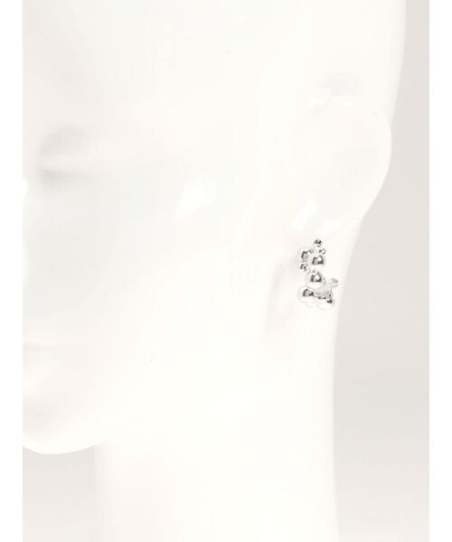 MURUA（ムルーア）の「デザインフープピアス（ピアス（両耳用）・レディース・シルバー/ゴールド・FREE）」の6枚目の写真