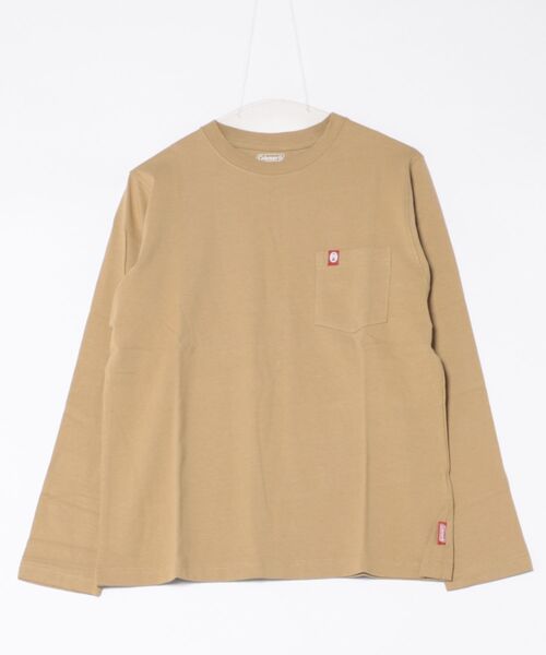 COLEMAN(コールマン)の「【Kt】【Coleman】1P REG CREW L/S(Tシャツ/カットソー・メンズ・ベージュ/グレー/ブラック/ホワイト・MEDIUM/LARGE/X-LARGE/SMALL)」の4枚目の写真