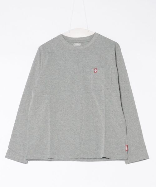 COLEMAN(コールマン)の「【Kt】【Coleman】1P REG CREW L/S(Tシャツ/カットソー・メンズ・ベージュ/グレー/ブラック/ホワイト・MEDIUM/LARGE/X-LARGE/SMALL)」の1枚目の写真