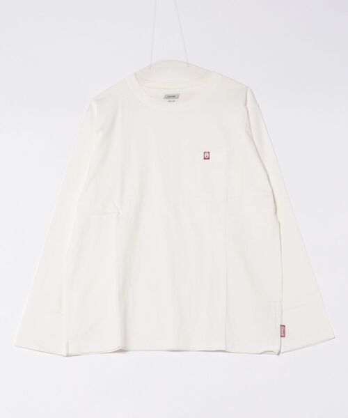 COLEMAN(コールマン)の「【Kt】【Coleman】1P REG CREW L/S(Tシャツ/カットソー・メンズ・ベージュ/グレー/ブラック/ホワイト・MEDIUM/LARGE/X-LARGE/SMALL)」の2枚目の写真