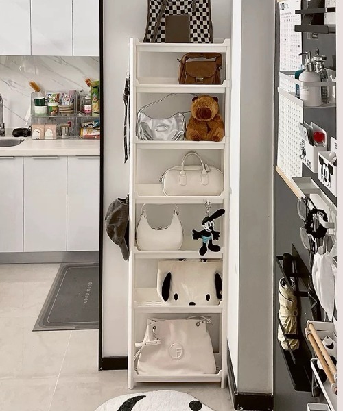 隙間収納 7段スリムラック（収納グッズ）｜Made in I（メイドインアイ