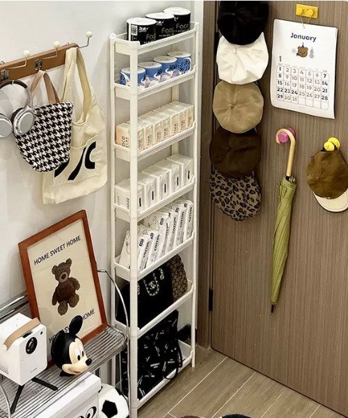 隙間収納 7段スリムラック（収納グッズ）｜Made in I（メイドインアイ