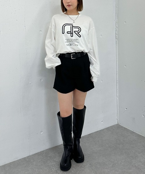 archives(アルシーヴ)の「ドッグロゴアソートロンTEE(Tシャツ/カットソー・レディース・オフホワイト/ホワイト・MEDIUM)」の13枚目の写真