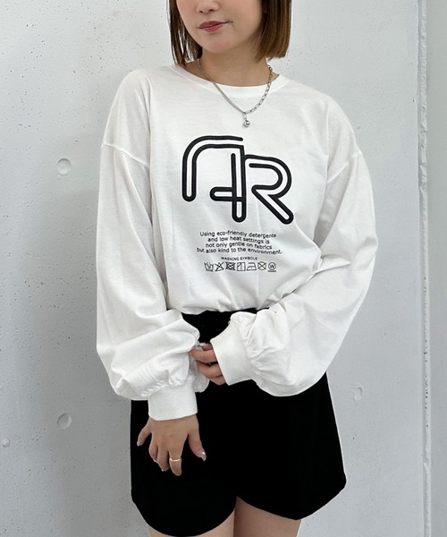 archives(アルシーヴ)の「ドッグロゴアソートロンTEE(Tシャツ/カットソー・レディース・オフホワイト/ホワイト・MEDIUM)」の9枚目の写真