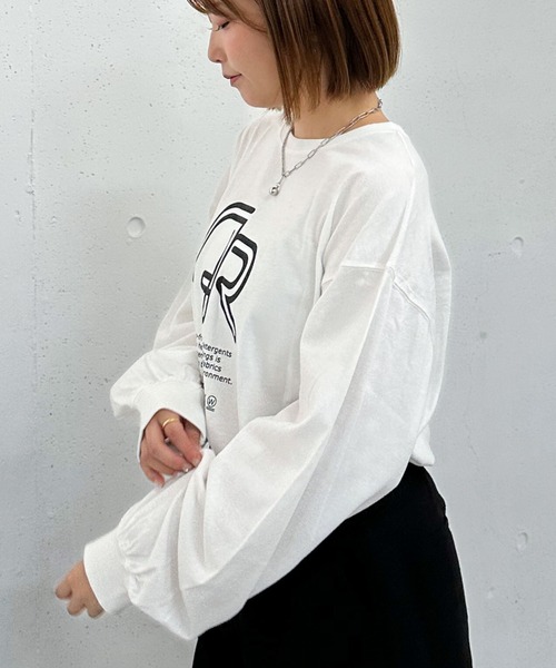 archives(アルシーヴ)の「ドッグロゴアソートロンTEE(Tシャツ/カットソー・レディース・オフホワイト/ホワイト・MEDIUM)」の11枚目の写真