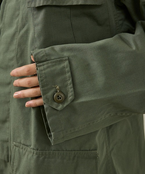 ABAHOUSE(アバハウス)の「【U.S MILITARY】 JUNGLE FATIGUE JACKET COMMERCIAL MODEL OZONE WASHED REGULAR/ミリタリー/ワークジャケット【WEB限定】(ブルゾン・メンズ・グリーン系その他・L/XL)」の13枚目の写真