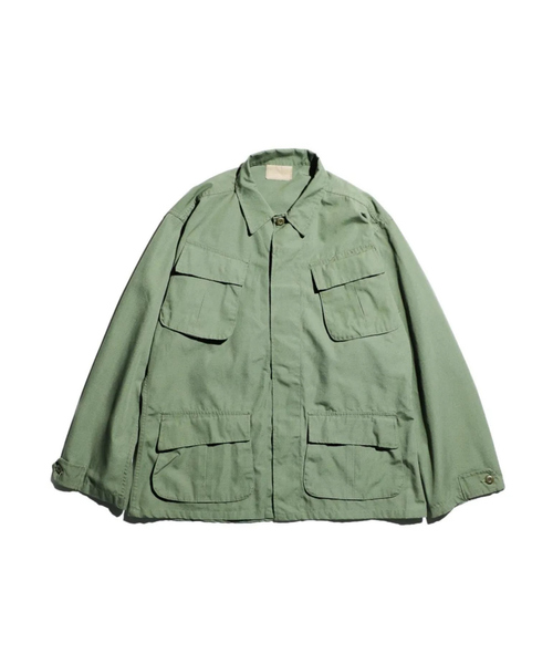 ABAHOUSE(アバハウス)の「【U.S MILITARY】 JUNGLE FATIGUE JACKET COMMERCIAL MODEL OZONE WASHED REGULAR/ミリタリー/ワークジャケット【WEB限定】(ブルゾン・メンズ・グリーン系その他・L/XL)」の15枚目の写真