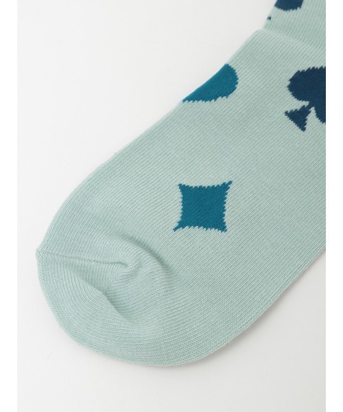 PINK HOUSE（ピンクハウス）の「PHロゴトランプ柄ソックス（ソックス/靴下・レディース・ブラック/ブルー/オレンジ/キナリ/レッド・フリー）」の15枚目の写真