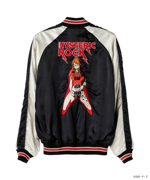 ONE PIECE×HYSTERIC GLAMOUR / NAMI FLYING V刺繍スカジャン