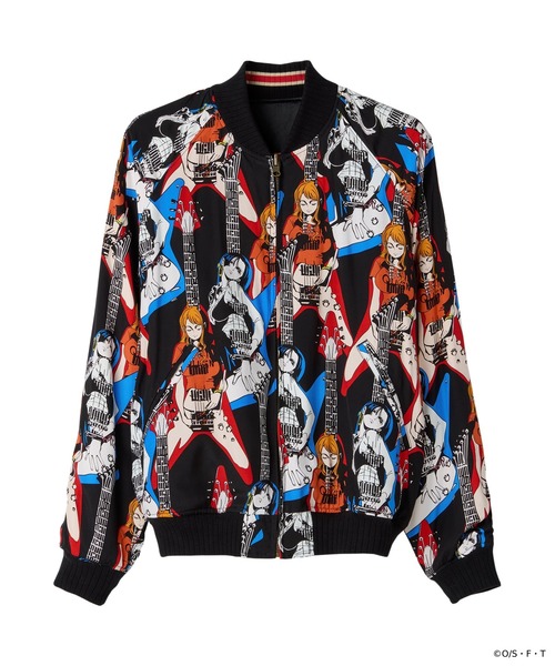 ONE PIECE×HYSTERIC GLAMOUR / NAMI FLYING V刺繍スカジャン