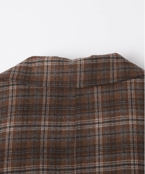 SUGAR BISKET（シュガービスケット）の「チェック柄テーラードジャケット（テーラードジャケット・レディース・レッド/ブラウン/ブラック・フリー）」の6枚目の写真